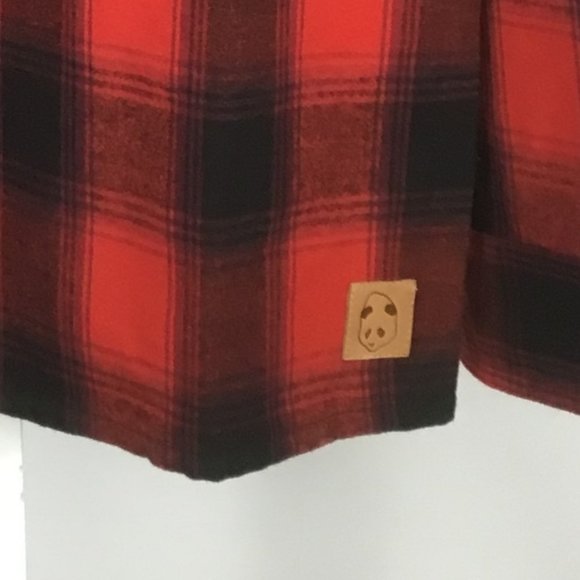 Enjoi Plaid Wool Shirt Jacket (new) - Picture 6 of 6